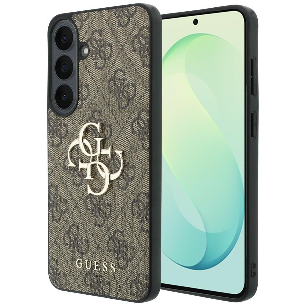 Guess Samsung Galaxy S26 FE Skal 4G Metal Logo Brun