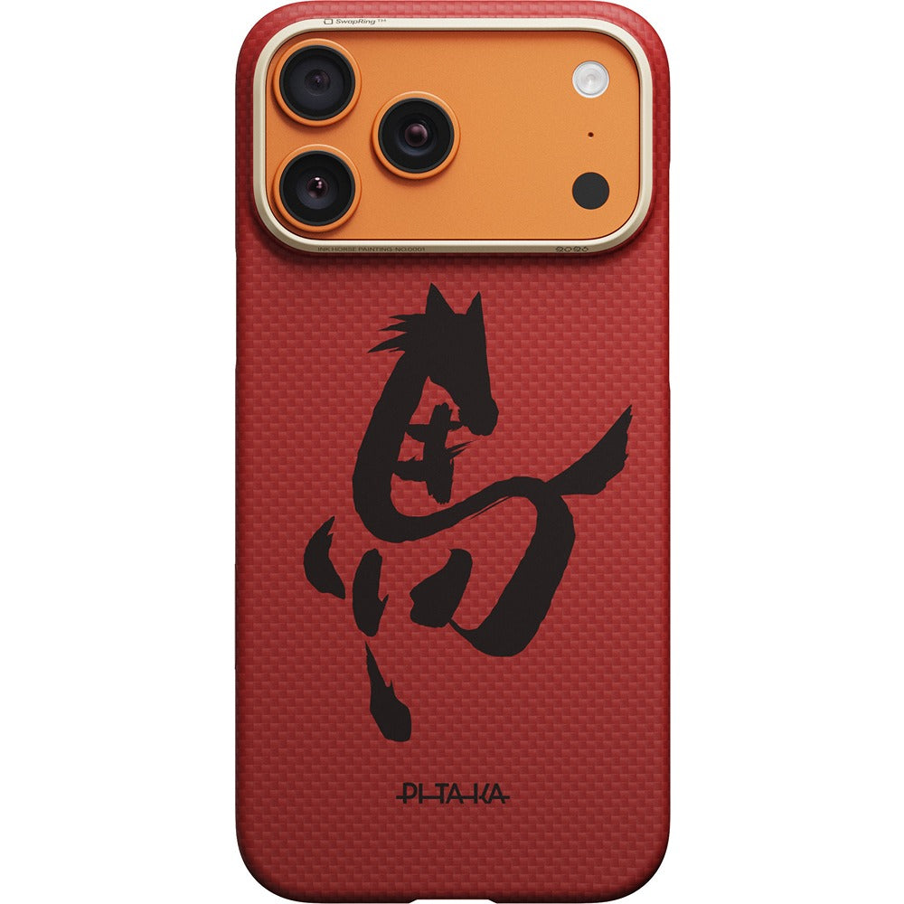 Pitaka iPhone 17 Pro Skal Edge MagSafe Cinnabar