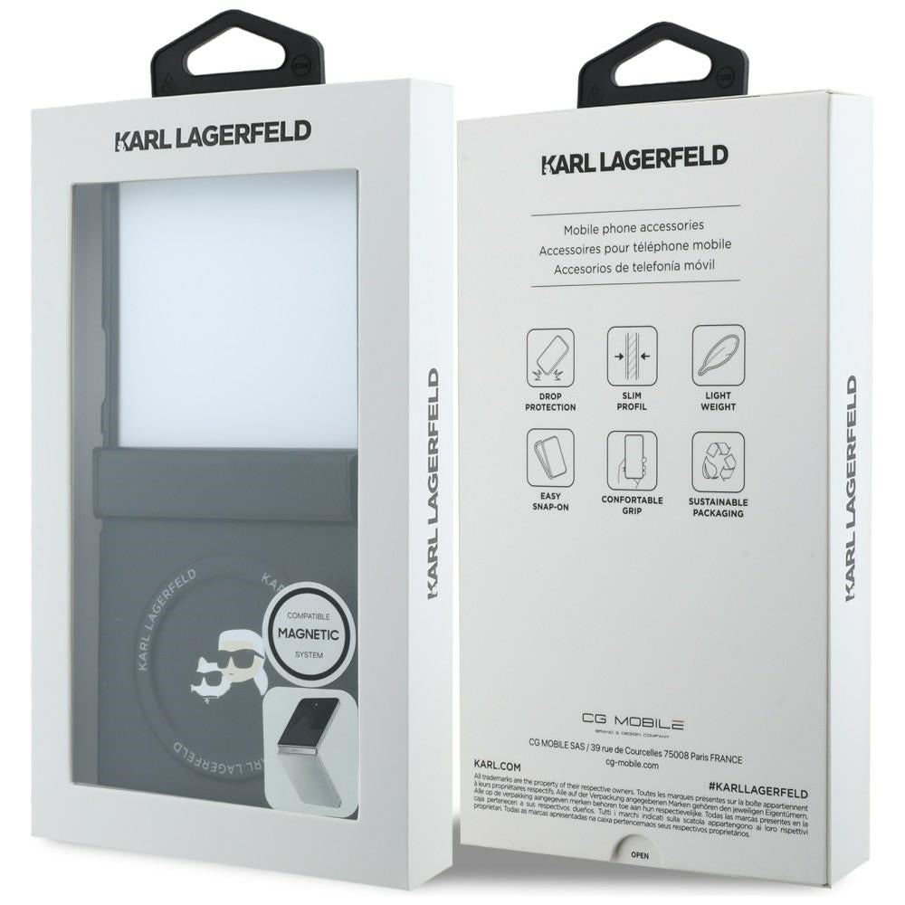 Karl Lagerfeld Samsung Galaxy Z Flip 8 Skal Karl & Choupette MagSafe Svart