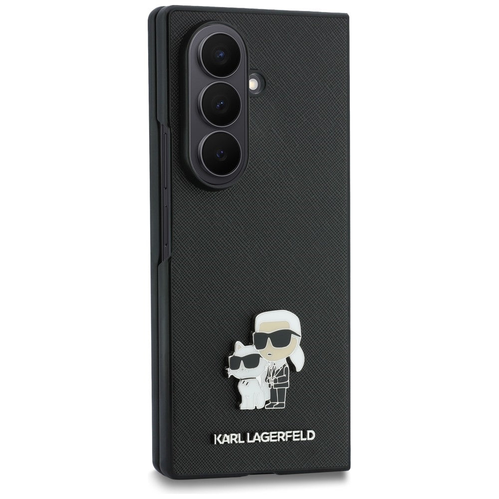 Karl Lagerfeld Samsung Galaxy Z Fold 8 Ultra Skal Saffiano Karl & Choupette Svart