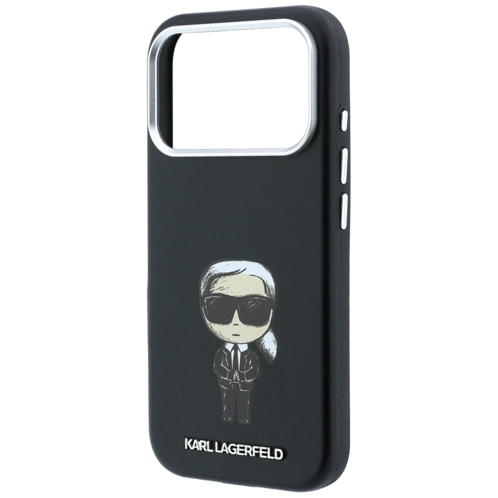 Karl Lagerfeld iPhone 17 Pro/iPhone 18 Pro Skal Smooth Ikonik Sketch Svart
