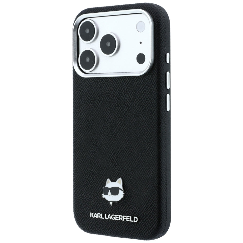 Karl Lagerfeld iPhone 17 Pro Max/iPhone 18 Pro Max Skal Grained Choupette Svart