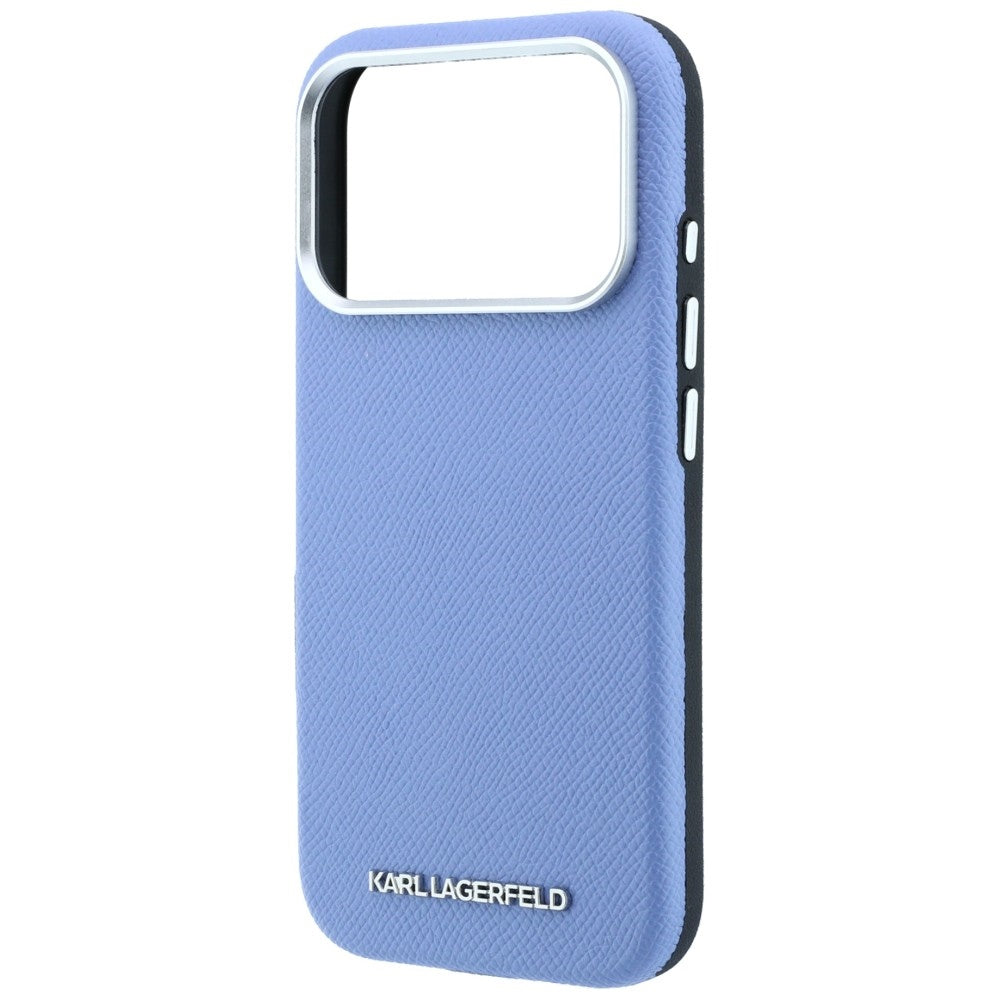 Karl Lagerfeld iPhone 17 Pro Max/iPhone 18 Pro Max Skal Grained Logo Blå
