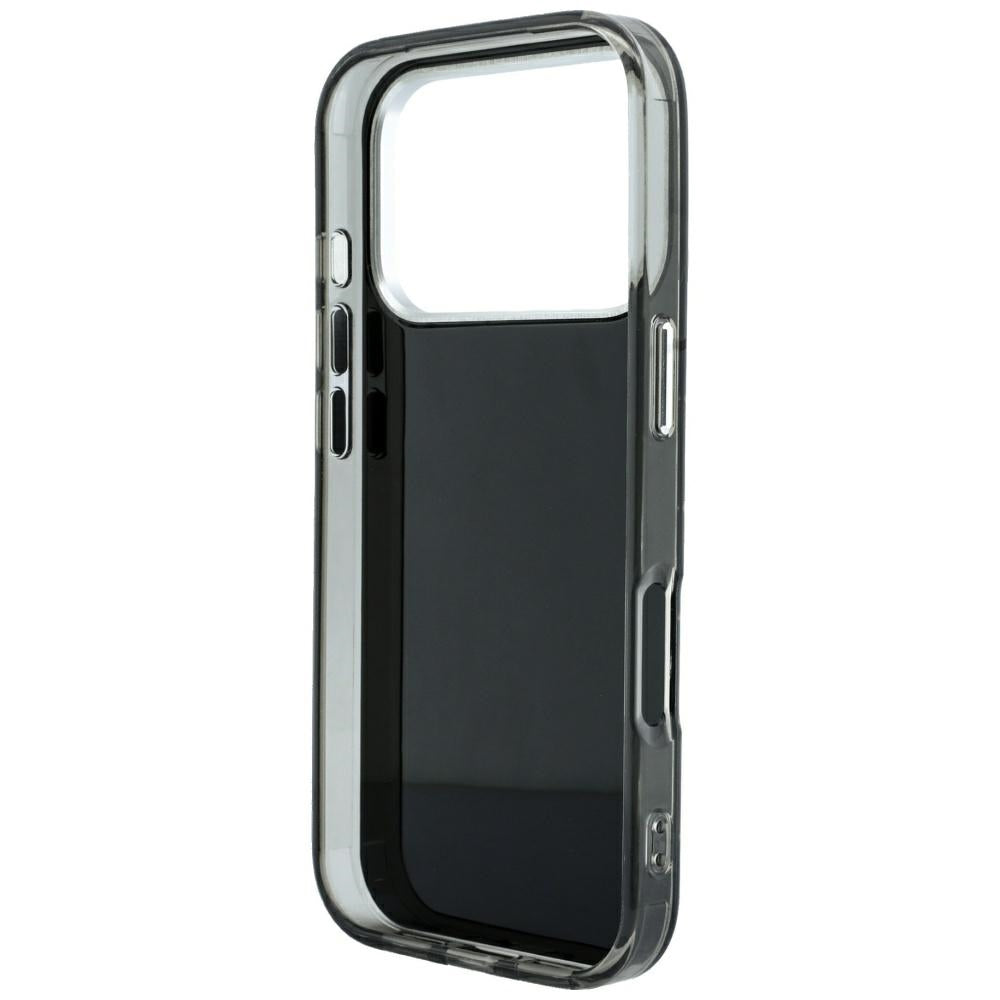 Karl Lagerfeld iPhone 17 Pro/iPhone 18 Pro Skal Rhinestones Electroplated Logo Svart