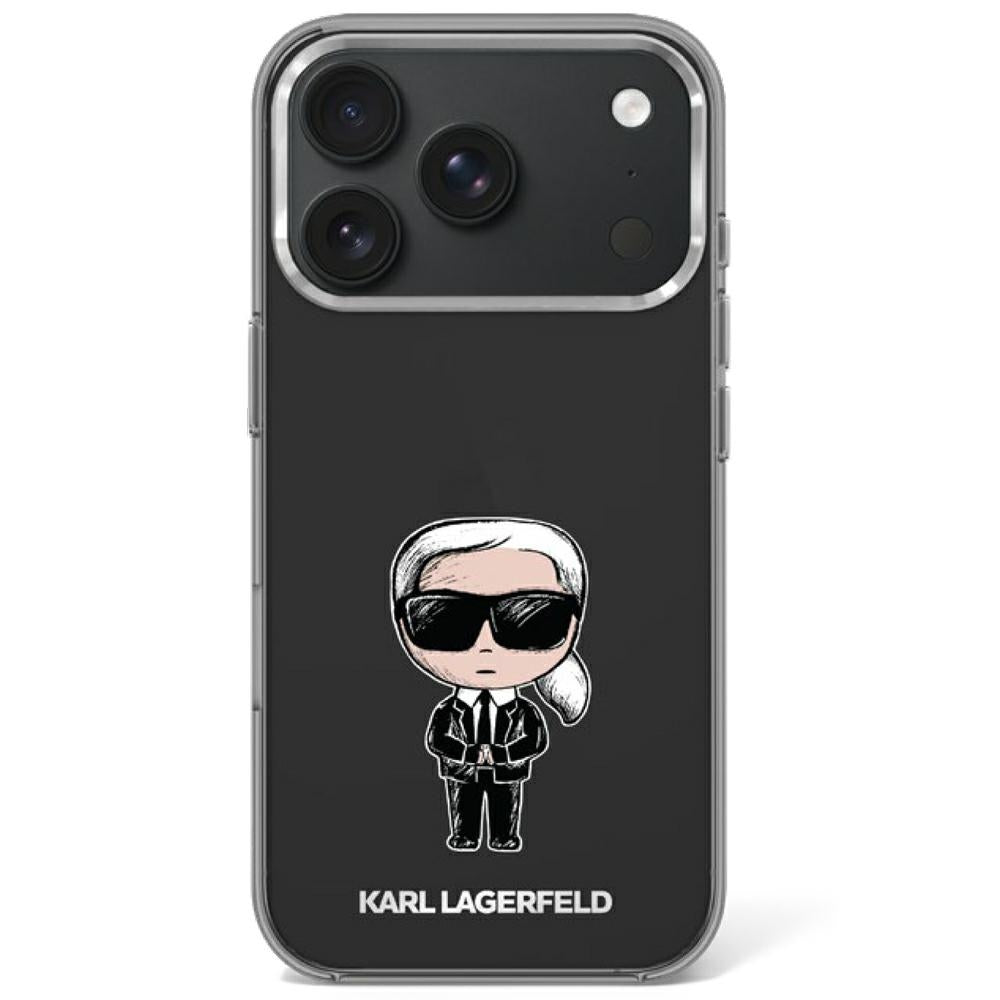 Karl Lagerfeld iPhone 17 Pro/iPhone 18 Pro Skal Ikonik Sketch Svart