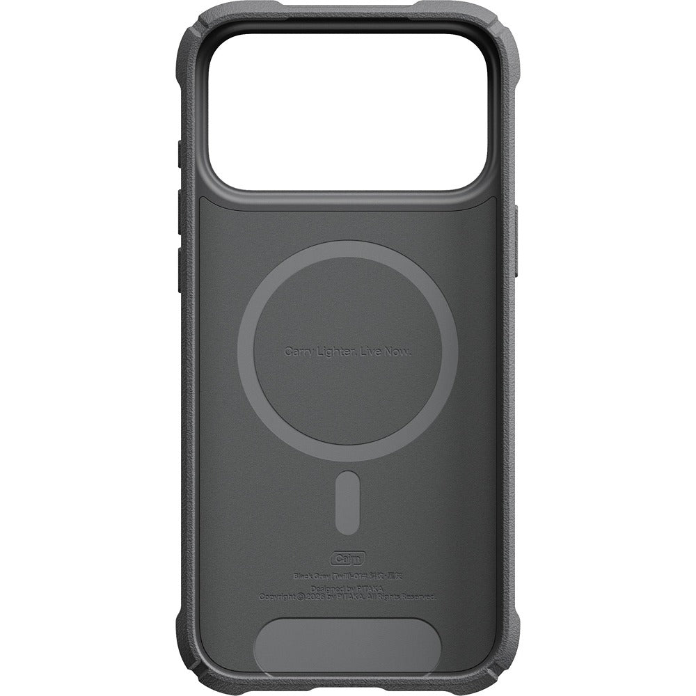 Pitaka iPhone 17 Pro Max/iPhone 18 Pro Max Skal Cairn MagSafe Black/Grey Twill