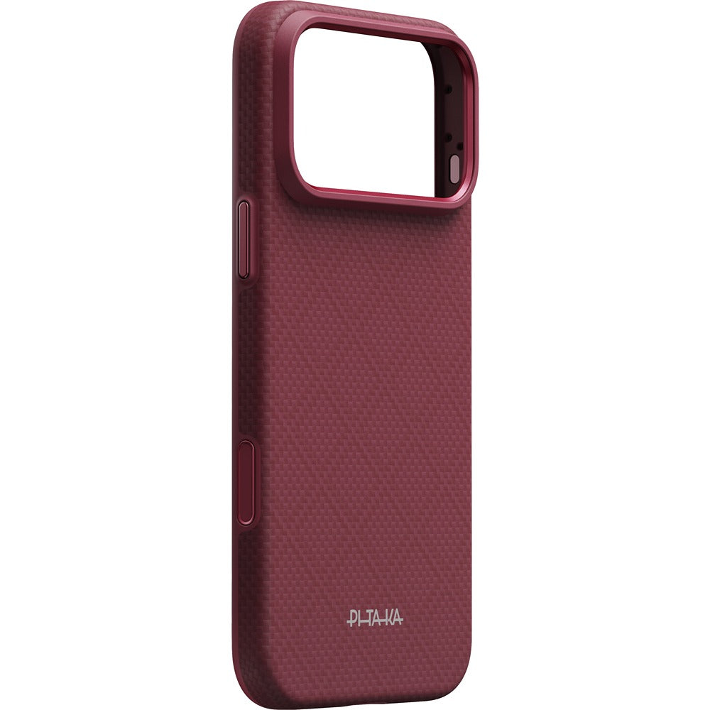 Pitaka iPhone 17 Pro Max/iPhone 18 Pro Max Skal Summa MagSafe Argyle Burgundy