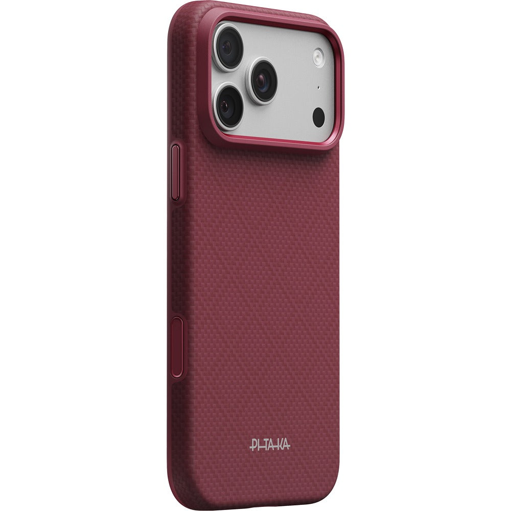 Pitaka iPhone 17 Pro Max/iPhone 18 Pro Max Skal Summa MagSafe Argyle Burgundy