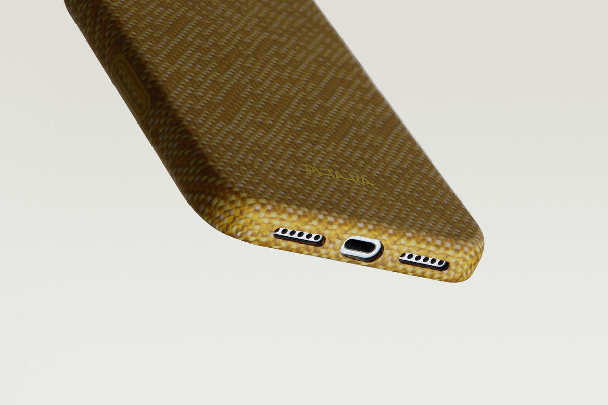 Pitaka iPhone 17 Pro Max/iPhone 18 Pro Max Skal Edge MagSafe Golden Drift