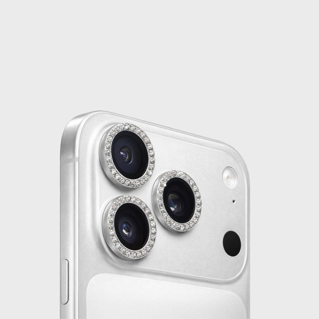 MobileFriend iPhone 18 Pro/iPhone 18 Pro Max Kameraskydd Linsring Bling