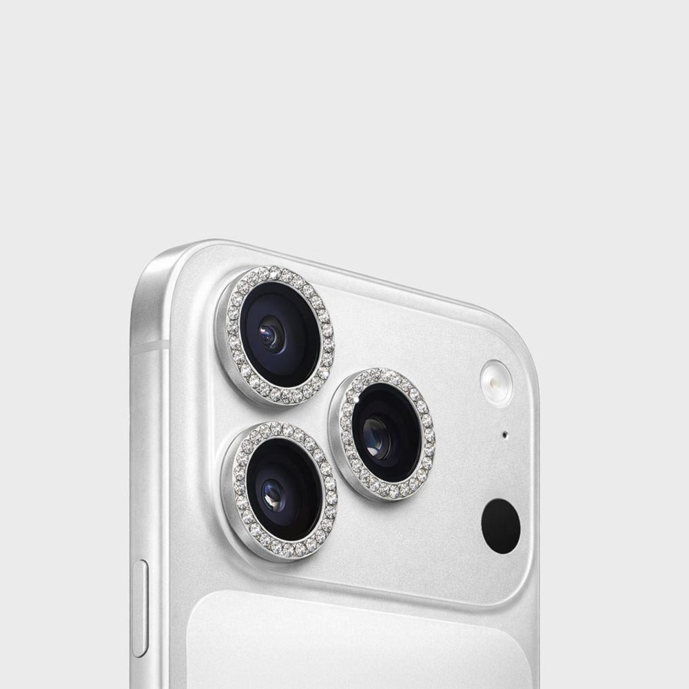 MobileFriend iPhone 18 Pro/iPhone 18 Pro Max Kameraskydd Linsring Bling
