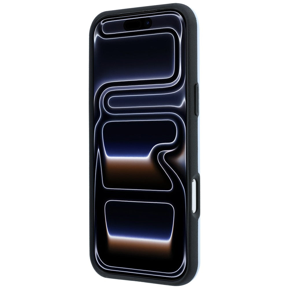Mercedes Benz iPhone 17 Pro Max/iPhone 18 Pro Max Skal Leather 3D MagSafe Blå