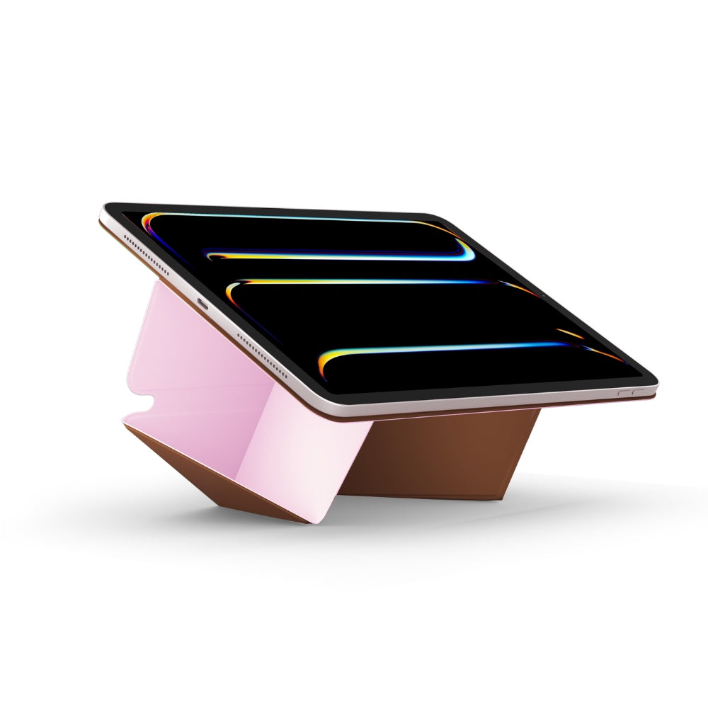 MOFT iPad Air 10.9 (gen 4/5)/iPad Air 11 (M2/M3/M4) Fodral Dynamic Folio Light Pink/Brownie