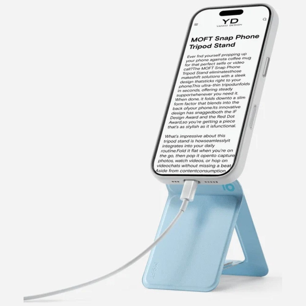 MOFT Snap Phone Tripod Stand & Wallet MagSafe Drift Blue