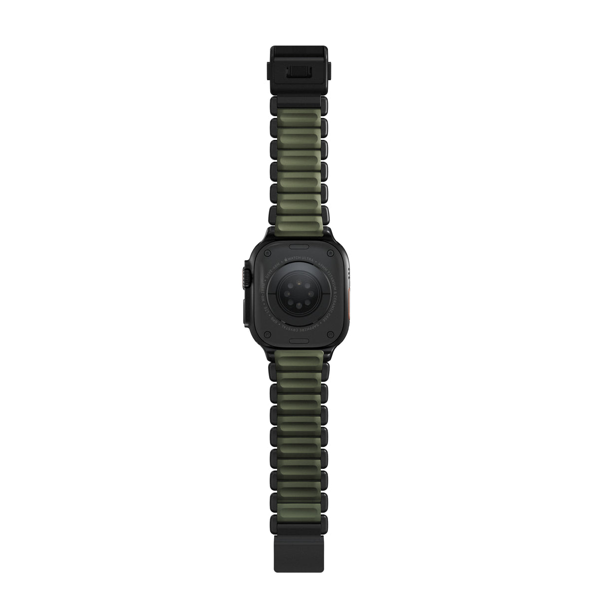 Nomad Apple Watch 45/46mm/Ultra 49mm Armband Stratos Band Svart Forest