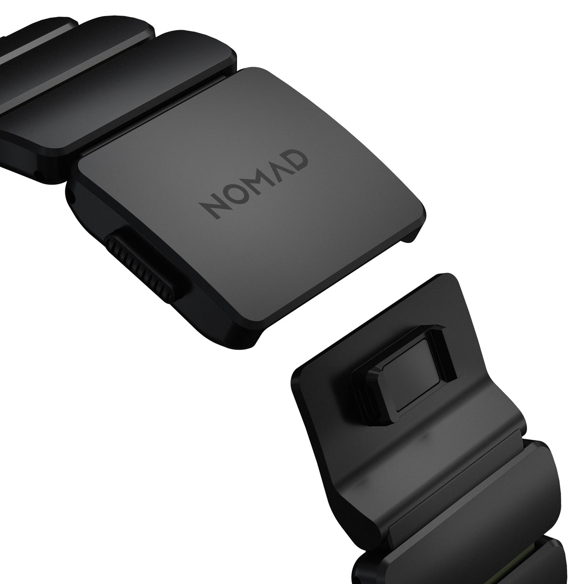 Nomad Apple Watch 45/46mm/Ultra 49mm Armband Stratos Band Svart Forest