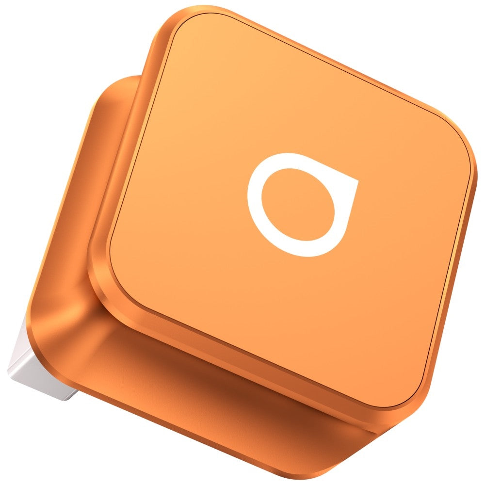 Ottocast Mini Cube Trådlös CarPlay/Android Auto Adapter Orange