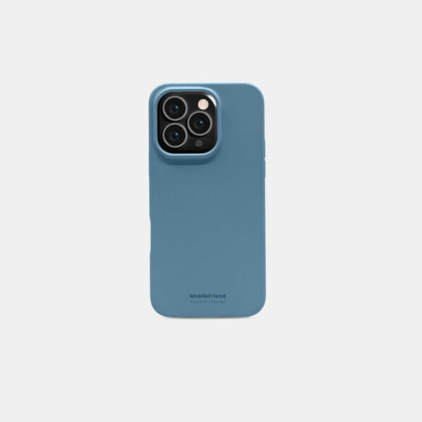 MobileFriend iPhone 15 Pro Skal Silikon Pacific Blue