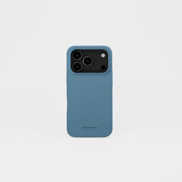 MobileFriend iPhone 17 Pro Max Skal Silikon Pacific Blue