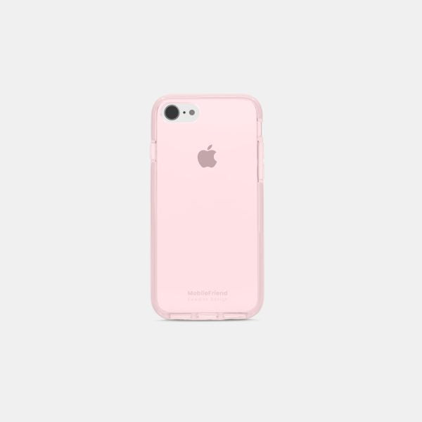 MobileFriend iPhone 7/8/SE Skal Seethrough Rosa