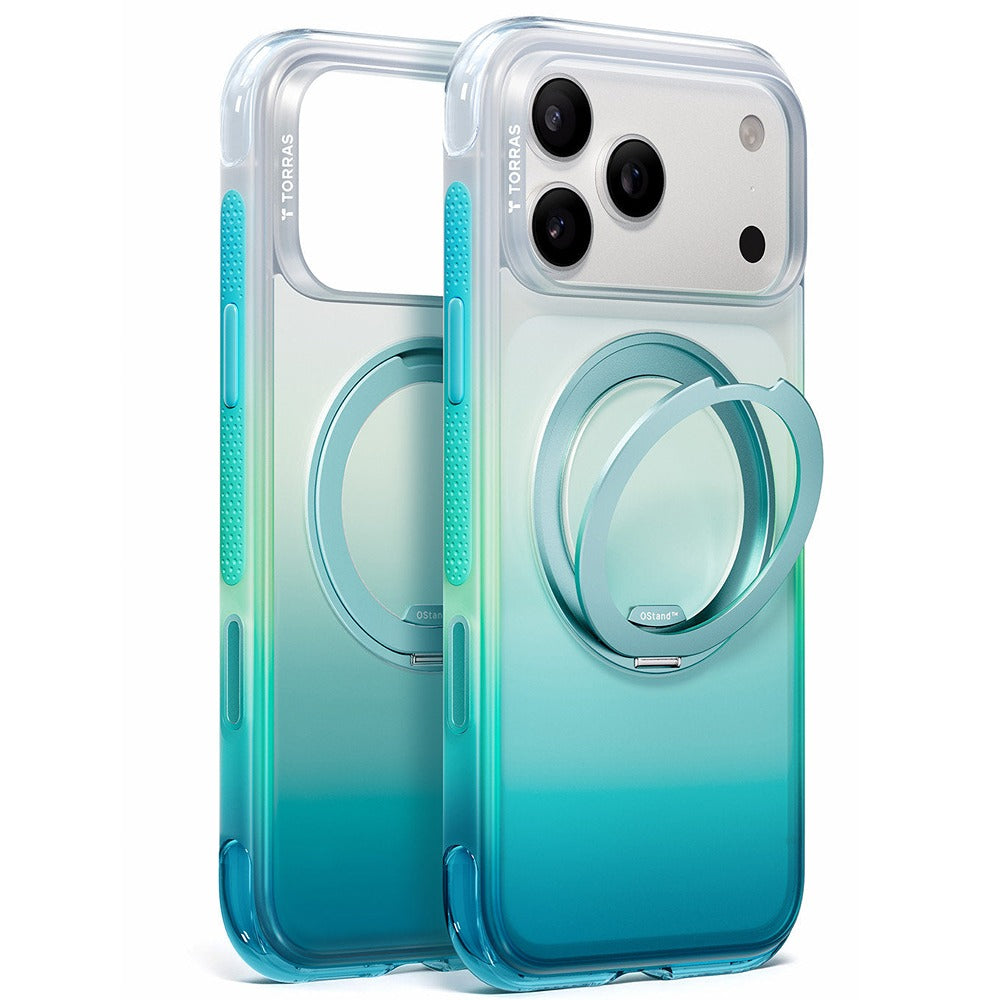 Torras iPhone 18 Pro Skal Ostand O3 Air Gradient Alaska Aurora
