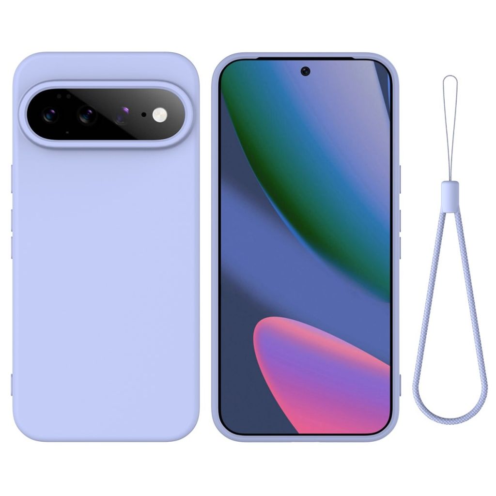 Google Pixel 11 Pro XL Skal med Strap Silikon Lila