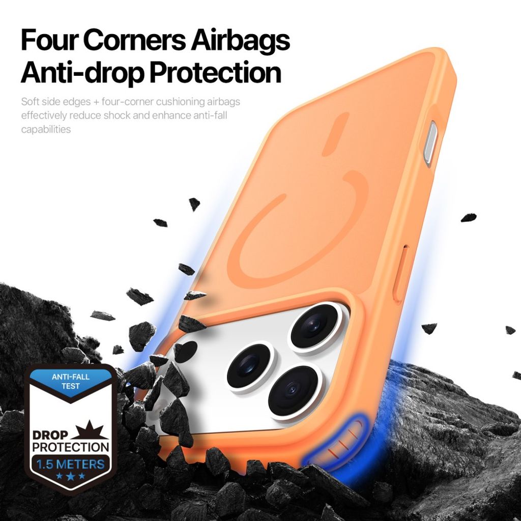 Dux Ducis iPhone 17 Pro/iPhone 18 Pro Skal Yind Series MagSafe Orange
