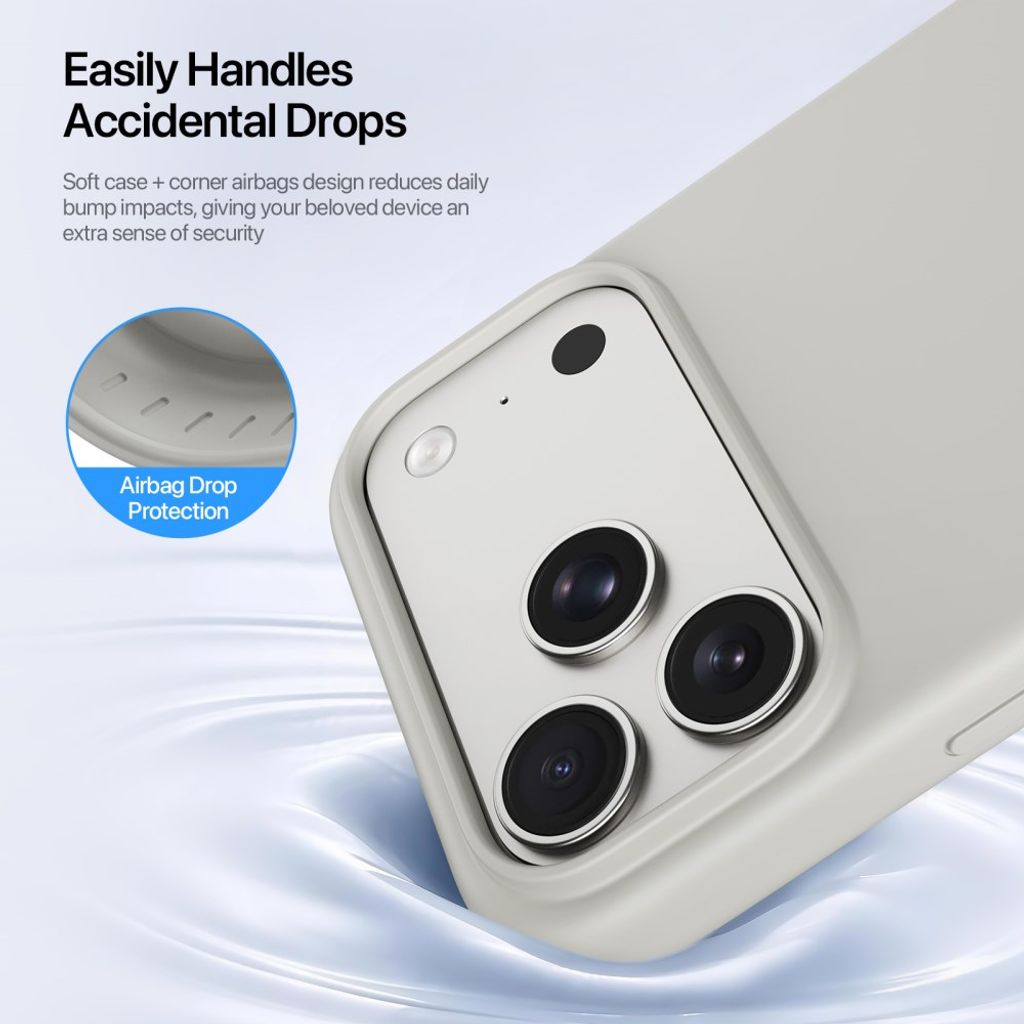 Dux Ducis iPhone 17 Pro/iPhone 18 Pro Skal Piel Series MagSafe Beige