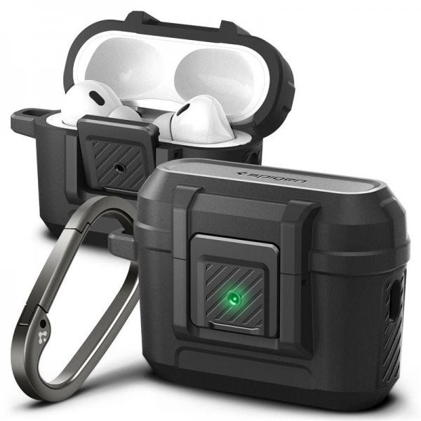 Spigen AirPods Pro 2 Skal Lock Fit Matte Black