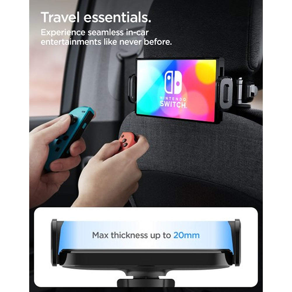 Spigen OneTap Universal Tablet Mount for Car Headrest UTS45 Svart