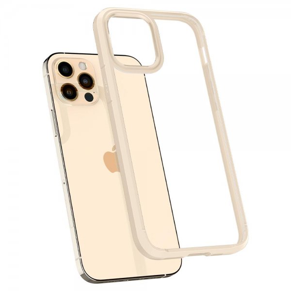 Spigen iPhone 12/iPhone 12 Pro Skal Ultra Hybrid Sand Beige