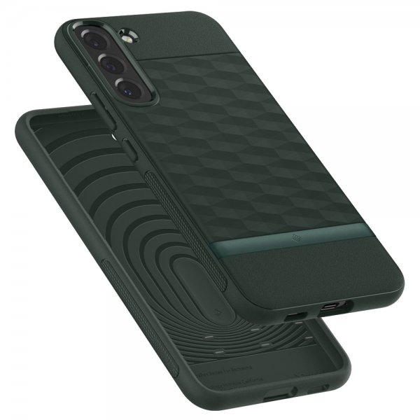 Caseology Samsung Galaxy S22 Plus Skal Parallax Midnight Green