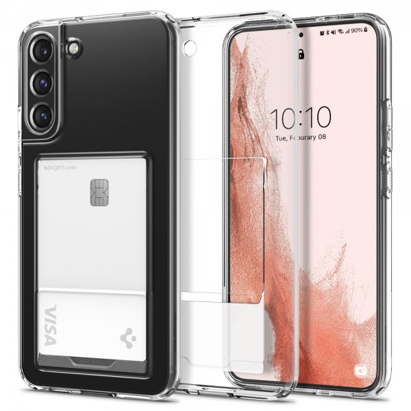 Spigen Samsung Galaxy S22 Skal Crystal Slot Crystal Clear