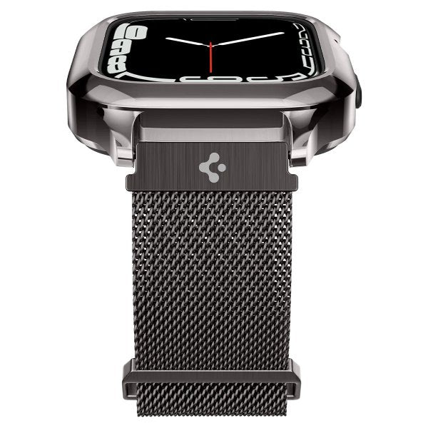 Spigen Apple Watch 40mm Skal med Armband Metal Fit Pro Graphite