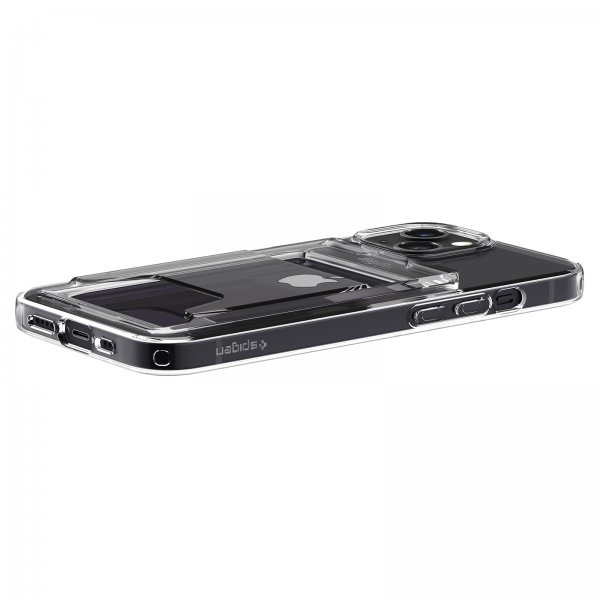 Spigen iPhone 14 Skal Crystal Slot Dual Crystal Clear