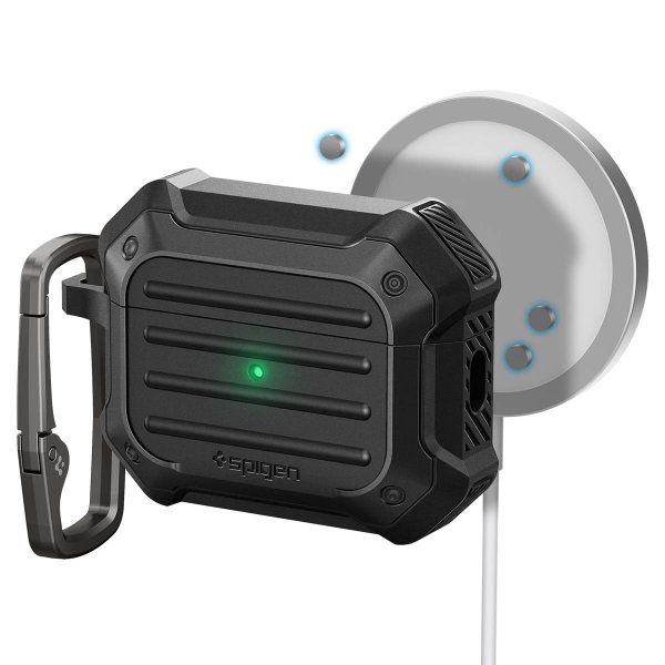 Spigen AirPods Pro 2 Skal Tough Armor MagSafe Svart