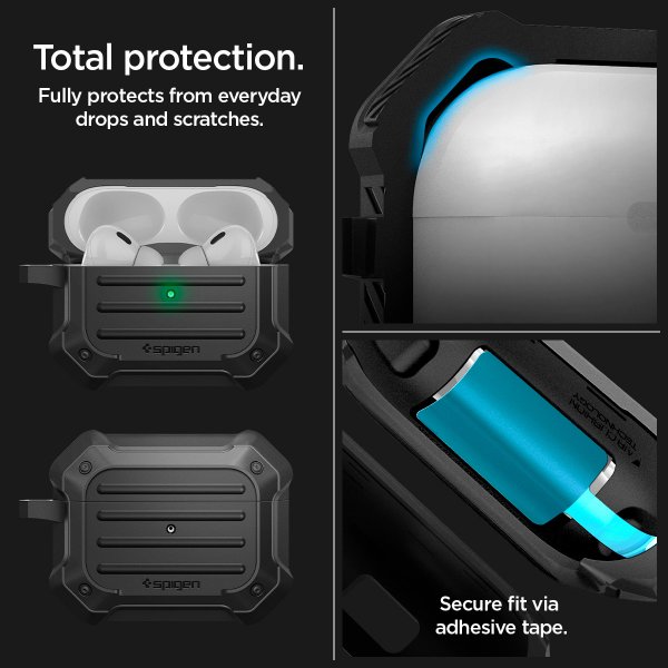 Spigen AirPods Pro 2 Skal Tough Armor MagSafe Svart
