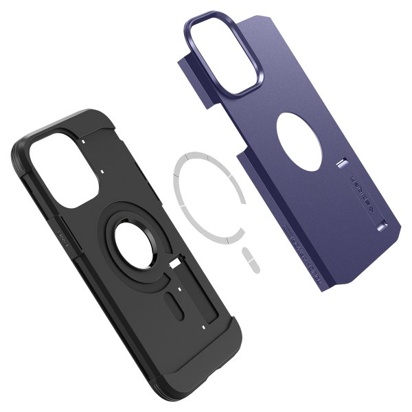 Spigen iPhone 14 Pro Max Skal Tough Armor MagFit Deep Purple