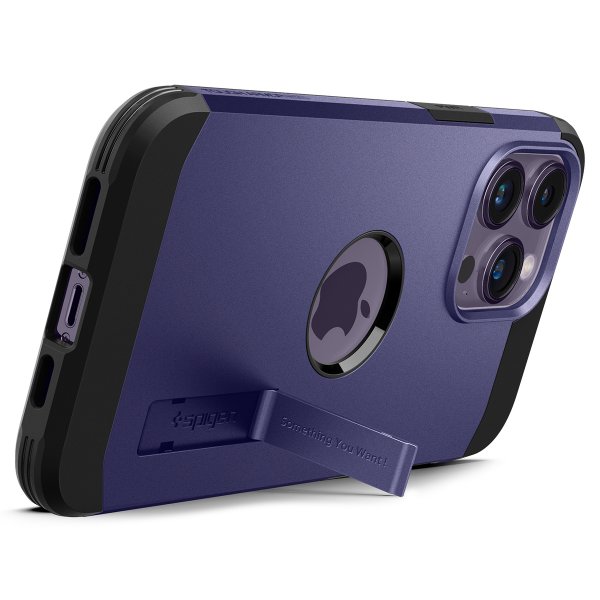 Spigen iPhone 14 Pro Max Skal Tough Armor MagFit Deep Purple