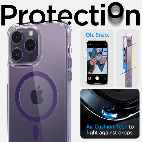 Spigen iPhone 14 Pro Max Skal Ultra Hybrid MagFit Deep Purple