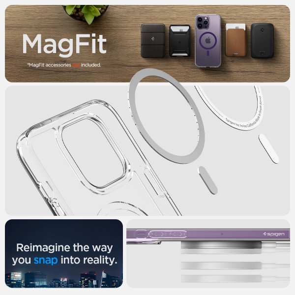 Spigen iPhone 14 Pro Max Skal Ultra Hybrid MagFit Deep Purple