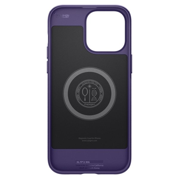 Spigen iPhone 14 Pro Skal Mag Armor MagFit Deep Purple