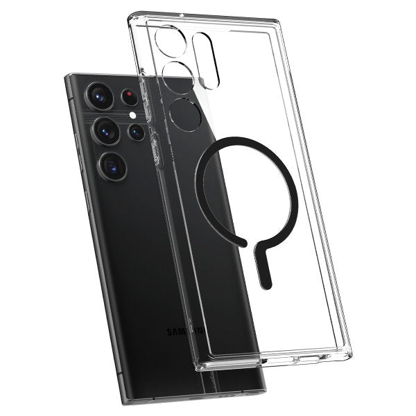 Spigen Samsung Galaxy S23 Ultra Skal Ultra Hybrid OneTap Ring MagSafe Svart