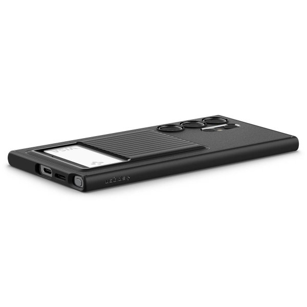 Spigen Samsung Galaxy S24 Ultra Skal Liquid Slot Matte Black
