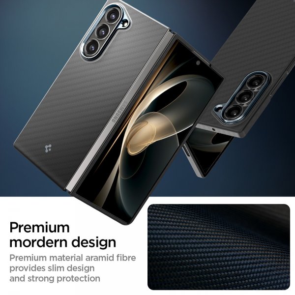 Spigen Samsung Galaxy Z Fold 6 Skal Air Skin Aramid Svart