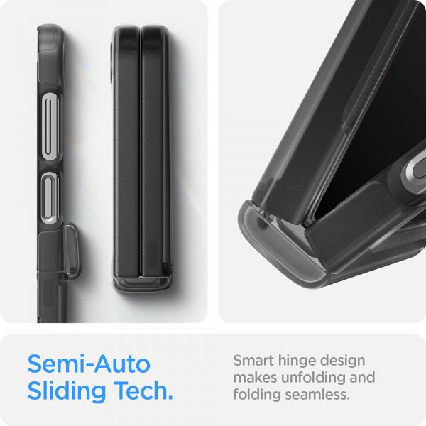 Spigen Samsung Galaxy Z Flip 6/Flip 7 FE Skal Ultra Hybrid Pro Frost Gray