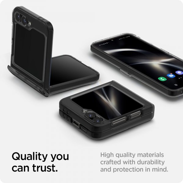 Spigen Samsung Galaxy Z Flip 6/Flip 7 FE Skal Ultra Hybrid Pro Frost Gray