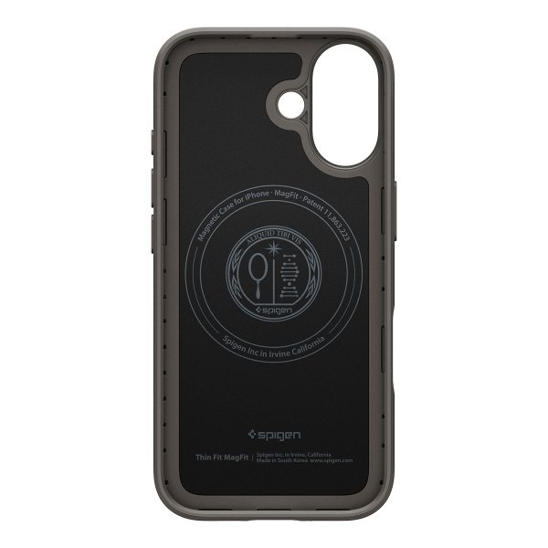 Spigen iPhone 17 Skal Thin Fit MagFit Gunmetal