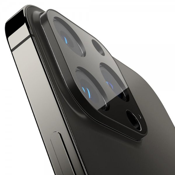 Spigen iPhone 13 Pro/iPhone 13 Pro Max Kameraskydd Glas.tR Optik 2-pack Graphite