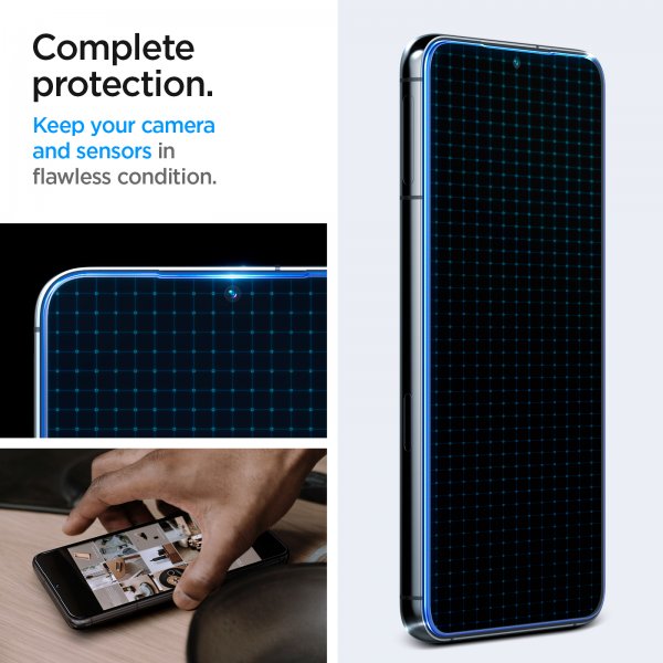 Spigen Samsung Galaxy S23 Skärmskydd GLAS.tR EZ Fit 2-pack